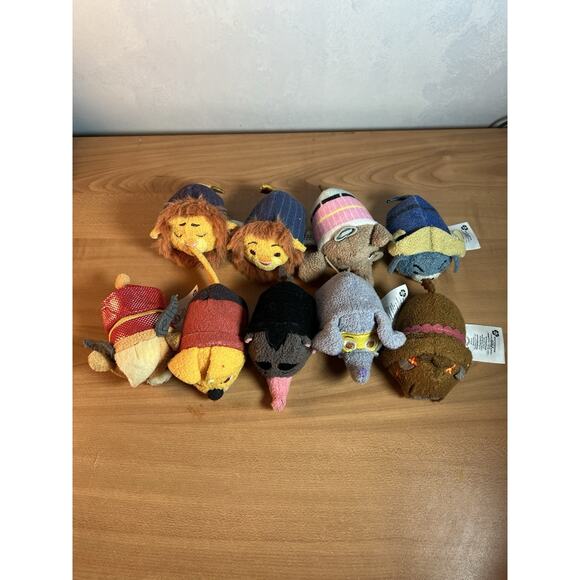 Lot of 9 Disney Zootopia Tsum Tsum Beanbag Stuffed Animals - Picture 5 of 7